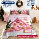 Manfei Dreamy Gingerbread House Comforter Set Kids Adults,cartoon Christmas. Fixed Price $26.99.