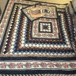 New Vintage Peking Handicraft Patchwork Floral Quilt W/ Shams Multicolor. Fixed Price $89.99.