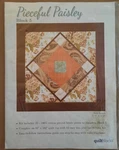 Joann Fabric Pieceful Paisley Four Square Block 5 Quilt Kit 2013 Sealed. Fixed Price $11.00.