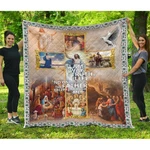 John 14:6 Quilts, The Cross Jesus Blanket Way, Truth, Life. Fixed Price $79.99.