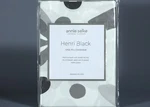 Annie Selke Pine Cone Hill Henri Black 100% Cotton 400TC Standard Sham. Fixed Price $30.00.