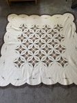 Quilted Patchwork Jc Penney Home Cotton With Embroidery Flower 84" X. Fixed Price $69.99.