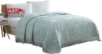 Beatrice Home Fashions Medallion Chenille Bedspread, King, Blue. Fixed Price $112.40.