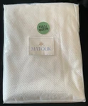 Matouk Augusta M130 Queen/full Coverlet White 100% Cotton Italy Matelass. Fixed Price $179.99.