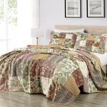 Chezmoi Collection Delaney 2-PIECE Floral Patchwork Pre-washed 100% Cotton Qu.... Fixed Price $109.49.