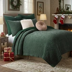 Greenland Home Fashions Finely Stitched Velvet Quilt Set 3-PIECE King/cal. Fixed Price $199.70.