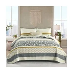 Dduoxin Stripe King Size Quilt - 100% Cotton Soft Reversible With .... Fixed Price $143.80.