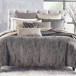 Hudson Park Brown Abstract Luxury Bedding Deco Fan Duvet Comfort Cover King Size. Fixed Price $164.50.