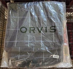 New Never Used Orvis Tough Chew Dog Bed Cover Blue Brass Zipper Washable Medium. Fixed Price $125.00.