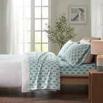 True North By Sleep Philosophy Cozy Cotton Flannel Printed Deep Pocket Sheet Set. Fixed Price $55.99.