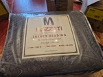 Mezzati Luxury Bedding Bedspread Coverlet Set Prestige Collection King Gray. Fixed Price $39.99.
