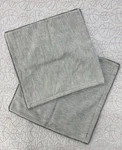 Pottery Barn Willa Textured Fringe Pillow Cover Gray 22" (set Of 2). Fixed Price $80.00.