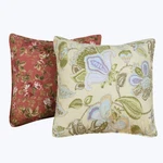 Greenland Home Fashion Blooming Prairie Decorative Pillow Pair - Multi 16X16". Fixed Price $45.79.