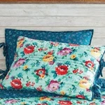 2-PIONEER Woman Sweet Romance Blossoms King Size Pillow Sham Set 20 X 36. Fixed Price $38.16.