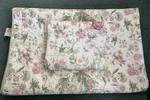 Euc Laura Ashley Twin Quilt Sham Set Pink Floral. Fixed Price $37.40.