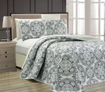 Fancy Collection 3 Pc Bedspread Cover Size New (full/queen, Grey Med.... Fixed Price $52.08.