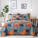 Twinrun Cotton Quilts Queen Size, Bedding Set, Soft Bedspr.... Fixed Price $85.11.