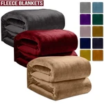 Soft Reversible Fleece Blanket Throw For Sofa Couch Bedding Twin Queen. Fixed Price $20.69.