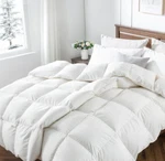 Downaero Goose Comforter Queen Size 100% Egyptian Sateen Cotton, 900 Fill. Fixed Price $239.00.