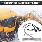 1 Set 9 Pin Truck And Plow Side Repair Harness With Cover For Western Snow. Fixed Price $76.66.