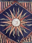 India Arts Handwoven Bedspread Tapestry Sun Moon Planets Boho 101 X 88 Cotton. Fixed Price $47.00.