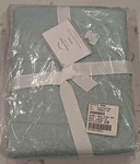 Pottery Barn Hanna Quilted Standard Sham Surf Spray Mint Green 26"X20" New. Fixed Price $32.39.
