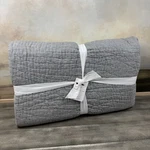 Pottery Barn Belgian Flax Linen Handcrafted Quilt King/cal. Flagstone Nwot. Fixed Price $209.95.
