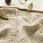 Emme Cotton Blanket Twin Size Soft Muslin Boho Bedding Lightweight Breath.... Fixed Price $47.04.