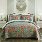 Newlake Cotton Bedspread Quilt Sets-reversible King, European Gorgeous Floral. Fixed Price $81.90.