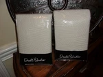 New Dwell Studio Broken Stripe Matelasse Euro Shams (2). Fixed Price $56.39.