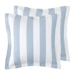 Cabana Stripe Blue Euro Sham Set Of 2 Unquilted - Levtex Home. Fixed Price $54.99.