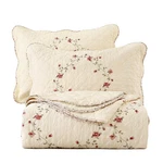 Vctops 3-PIECE Floral Embroidered Bedspread Coverlet Set 100% Cotton Reversible. Fixed Price $150.91.