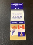 Matchbook Cover - Royal Canadian Legion East Hamilton Branch 58 Canada. Fixed Price $7.95.