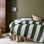 Accessorize Regency Green Striped Washed Cotton Quilt Cover Set. Fixed Price $78.87.