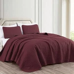 Chezmoi Collection Austin 3-PIECE Oversized Bedspread Coverlet Set (queen, Bu.... Fixed Price $51.76.