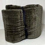 West Elm Cotton Velvet Plaid Reverse Quilt King/cal. Dark Olive Read. Fixed Price $159.00.