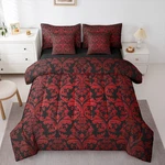 Boho Floral Bag Queen Comforter 7 Piece Victorian Bedding Sets,goth. Fixed Price $99.20.