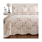 Mixinni Floral Embroidered Quilt - 3 Pieces Reversible Bedding Set,.... Fixed Price $136.30.