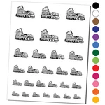 Roman Rome Colosseum Amphitheatre Italy Landmark Temporary Tattoo Set. Fixed Price $10.99.