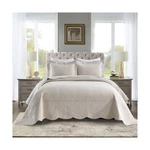 Marcielo 3-PIECE 100% Cotton Oversized Bedspread Lightweight Quilt Coverlet E.... Fixed Price $161.29.