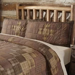 Rustic King Sham Brown Patchwork Prescott Cotton Hand Bedroom Decor Vhc Brands. Fixed Price $36.70.