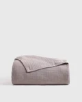 Quince Organic Ribbed Cotton Coverlet Twin Light Grey Msrp $89.90. Fixed Price $65.00.