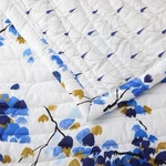 Nwt $875 Yves Delorme Canopee Cotton King Coverlet Bronze Blue Botanical France. Fixed Price $575.00.