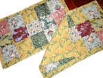Greenland Antique Chic Gold Patchwork (pair) King Pillow Shams 20X36. Fixed Price $42.40.