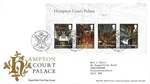 2018 Hampton Court Palace Minisheet. East Molesey Cancellation First Day Cover. Fixed Price $5.60.