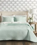 Charter Club Damask Quilted Coverlet Queen Cotton Light Green 90" X 96". Fixed Price $68.97.