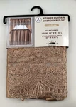 Fancy Kitchen Curtains 3 Pcs. Embroidered. Fixed Price $18.00.