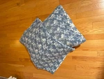 Blue And White Quilted Pillow Shams Tradewinds Textile Inc Collections. Fixed Price $22.00.