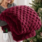 Homemate Electric Heated Throw Blanket - 50"X60" Luxury Faux Fur Heating Bed .... Fixed Price $75.16.