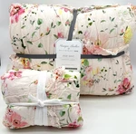 Pottery Barn Monique Lhuillier Jolie Floral Quilt Twin + 1 Sham Pink New. Fixed Price $161.95.